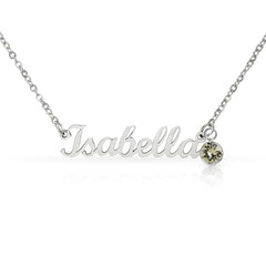 Desert Ridge Pulse Dancer Name Necklace