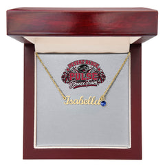 Desert Ridge Pulse Dancer Name Necklace
