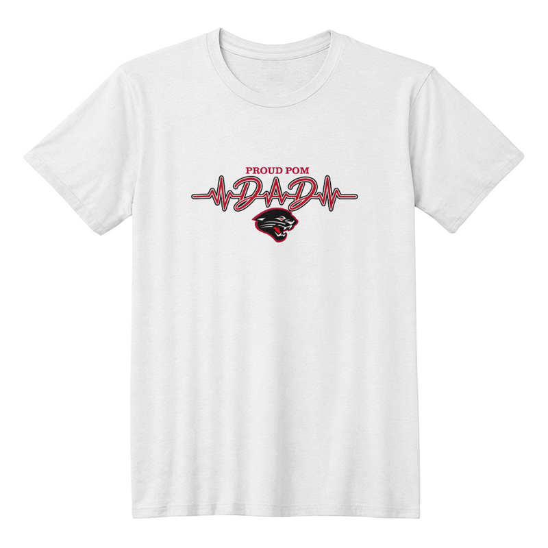 DESERT RIDGE PULSE PROUD POM DAD T-SHIRT