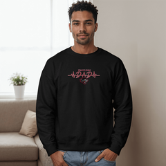 DESERT RIDGE PULSE PROUD POM DAD CREWNECK SWEATSHIRT
