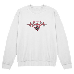 DESERT RIDGE PULSE PROUD POM DAD CREWNECK SWEATSHIRT