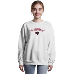 DESERT RIDGE PULSE PROUD POM MOM CREW NECK SWEATSHIRT