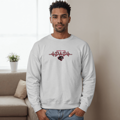 DESERT RIDGE PULSE PROUD POM DAD CREWNECK SWEATSHIRT