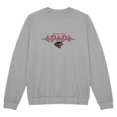 DESERT RIDGE PULSE PROUD POM DAD CREWNECK SWEATSHIRT