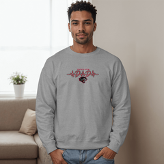 DESERT RIDGE PULSE PROUD POM DAD CREWNECK SWEATSHIRT
